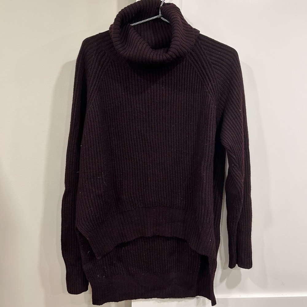 Burgundy aritzia turtle neck